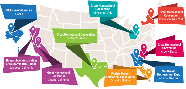 2020 Homeschool Convention Itinerary