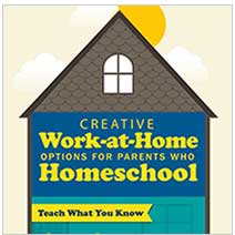 work options for working at home while homschooling