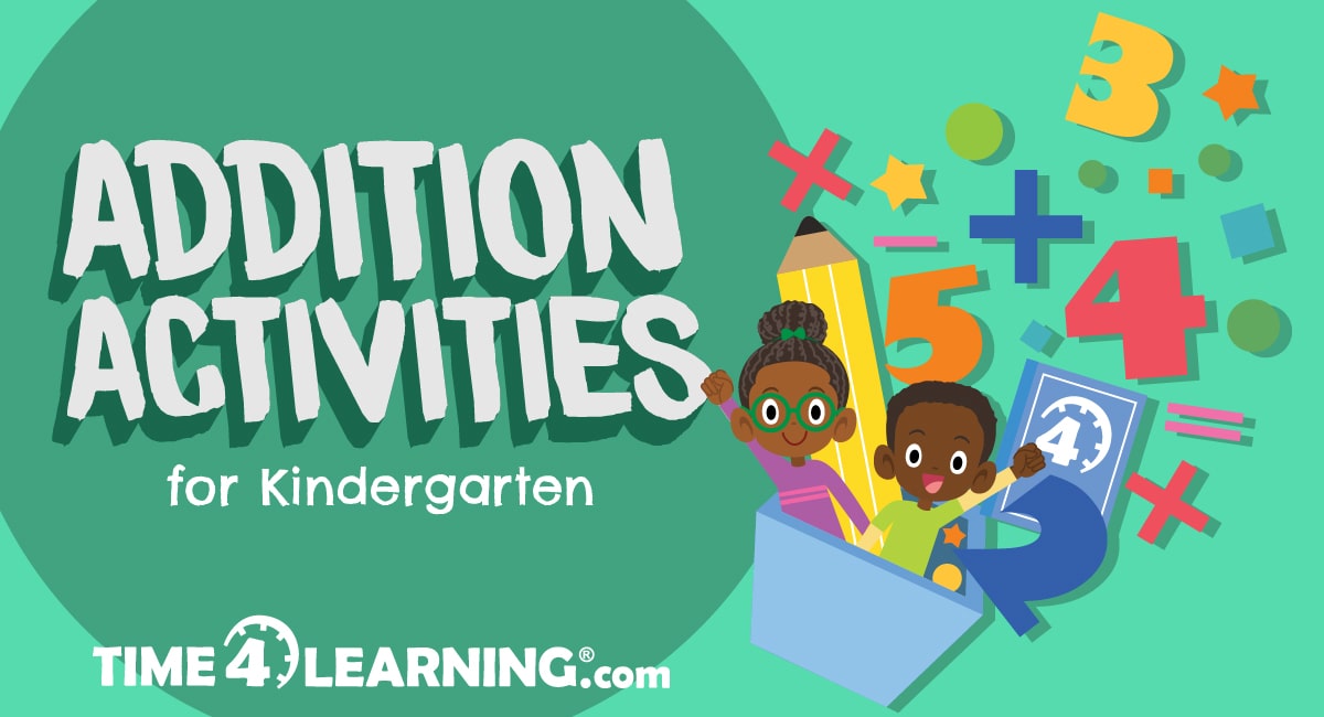 Addition activities for kindergarten time4learning