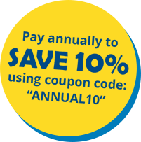 Pay annually to SAVE 10% using coupon code: ANNUAL10