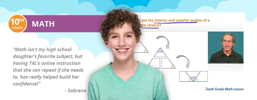 10th grade sophomore math curriculum time4learning