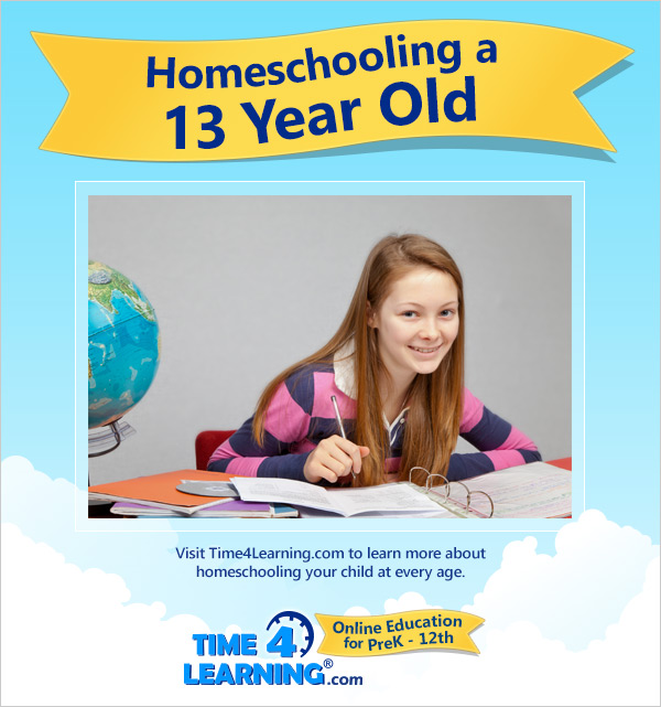 Homeschooling a Thirteen Year Old Time4Learning